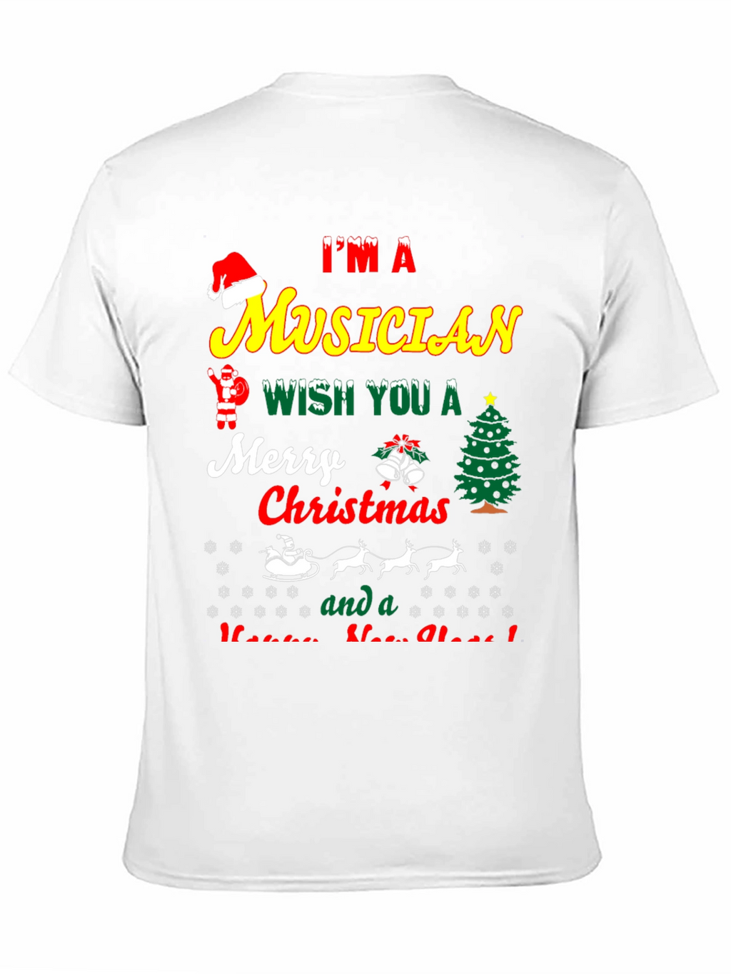 Im a Musician Merry Christmas T-Shirt