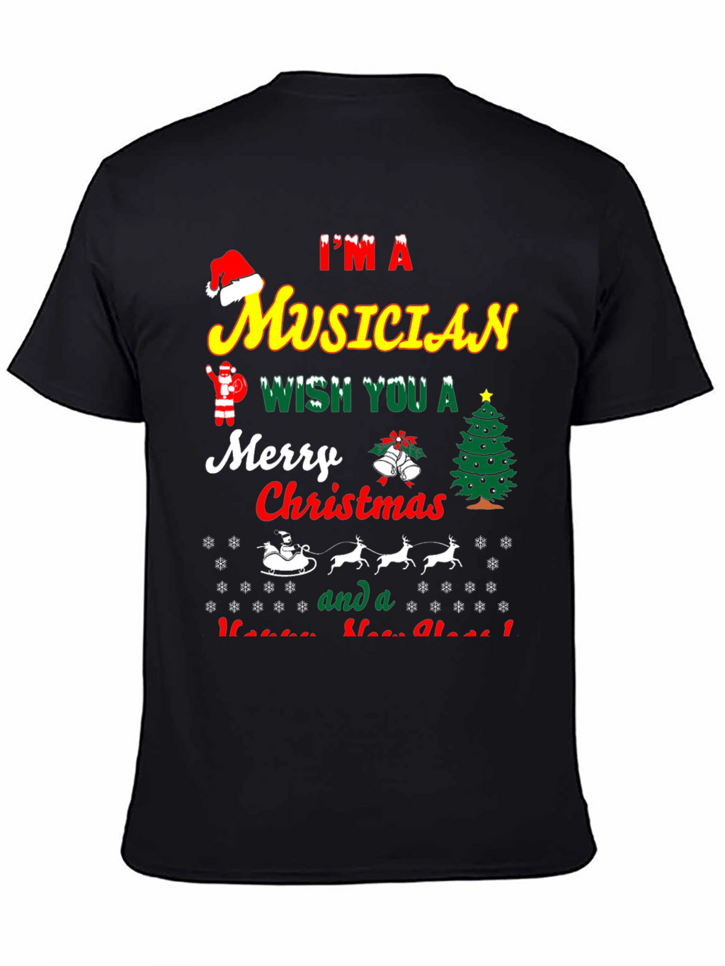 Im a Musician Merry Christmas T-Shirt
