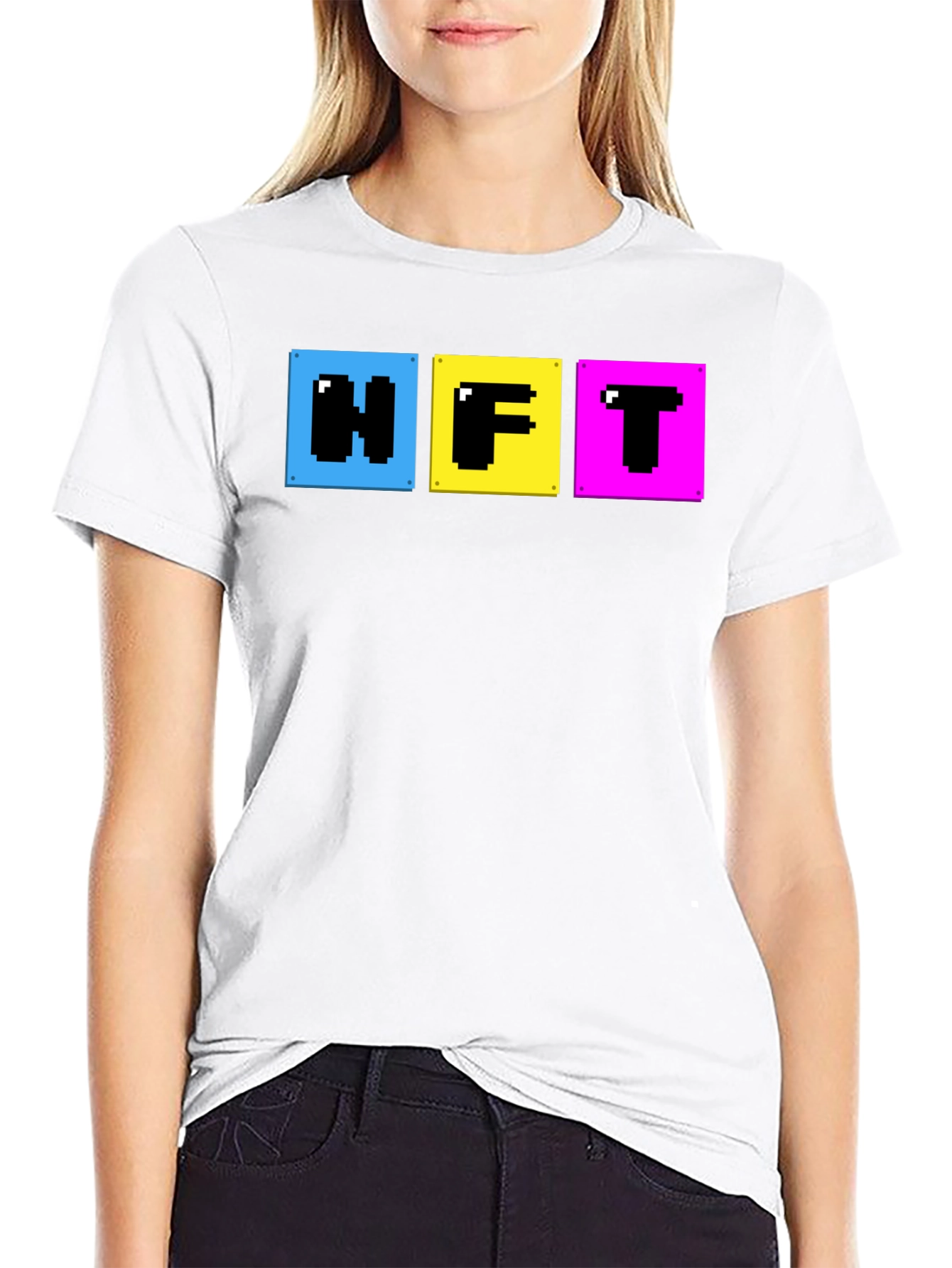 Pixelated NFT T-Shirt - Crypto Art Fashion