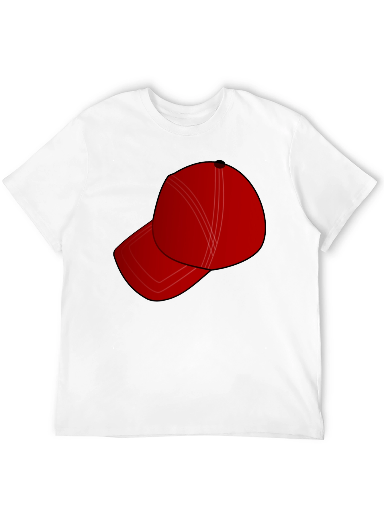 Red Hat Graphic Tee - Stylish & Casual