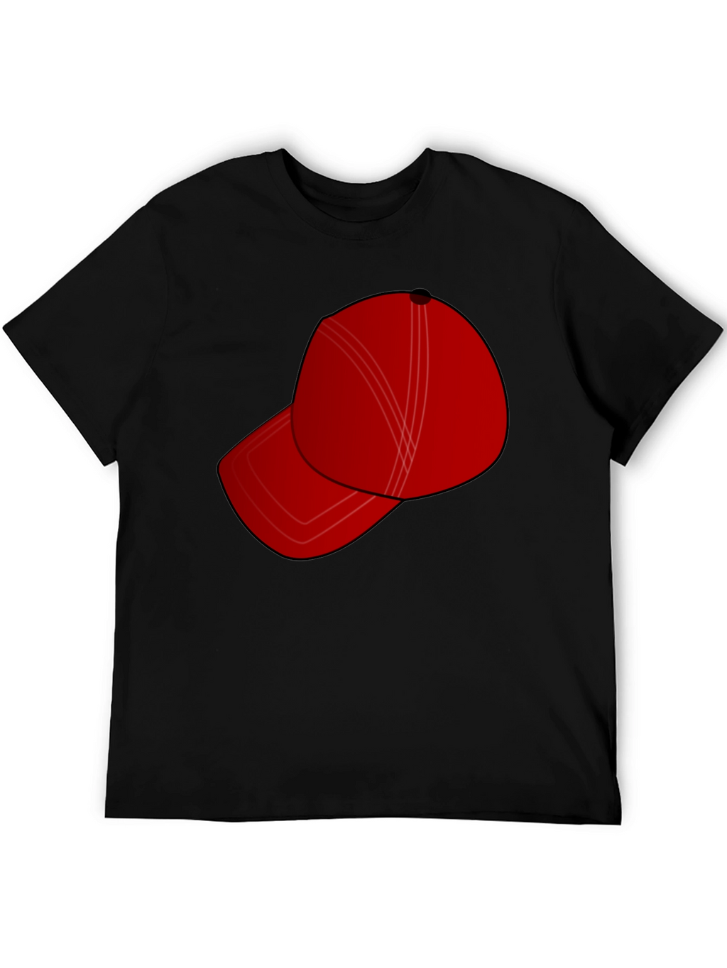 Red Hat Graphic Tee - Stylish & Casual
