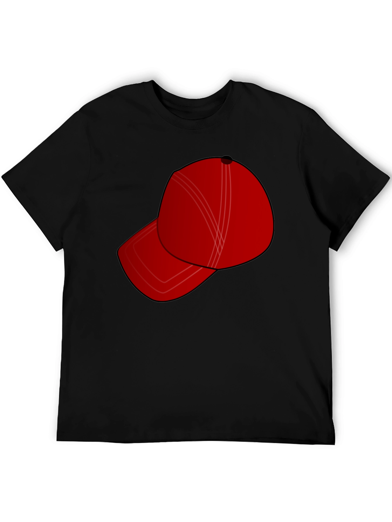 Red Hat Graphic Tee - Stylish & Casual