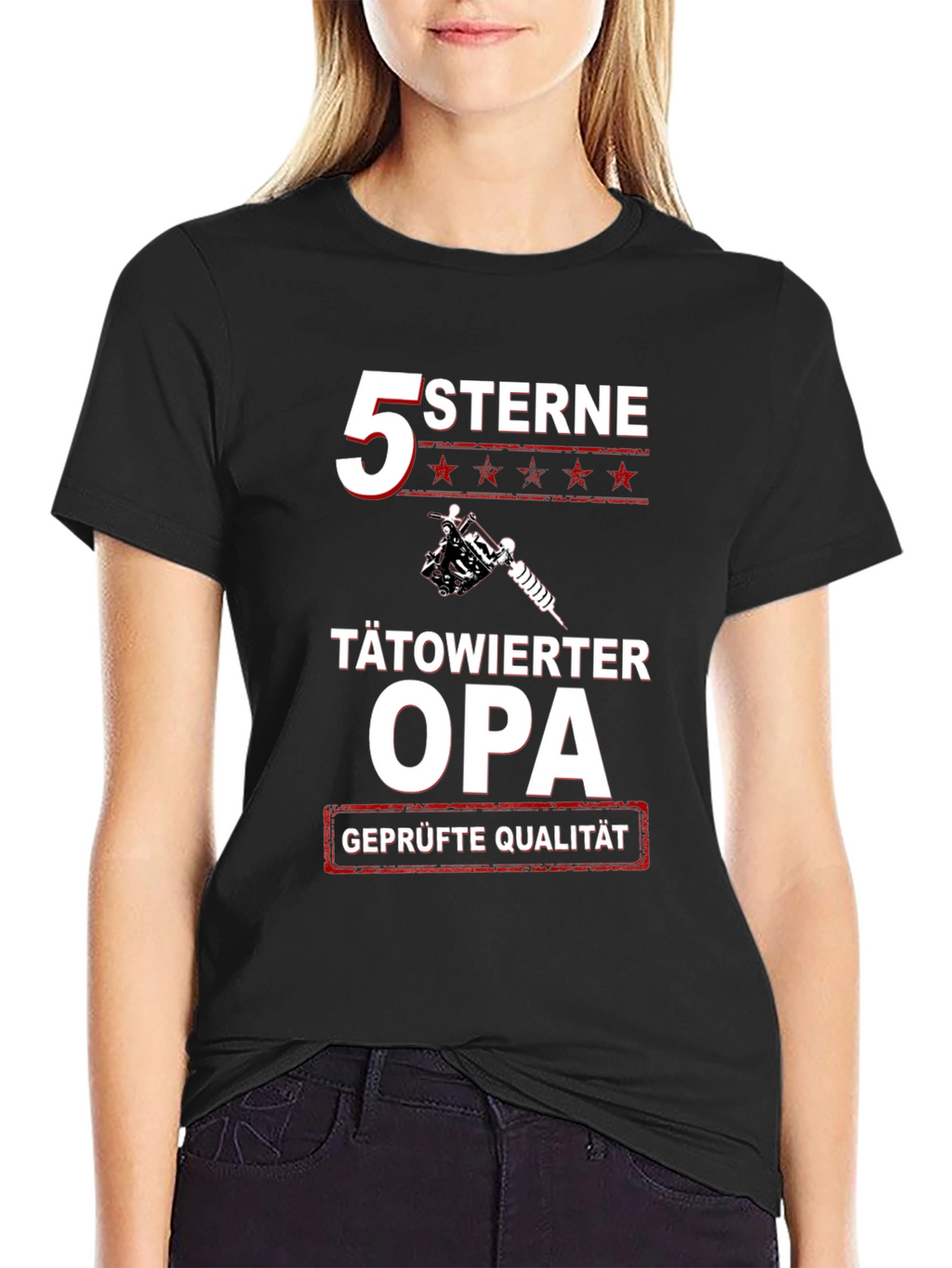 Tätowierter Opa T-Shirt - 5 Sterne Grandpa