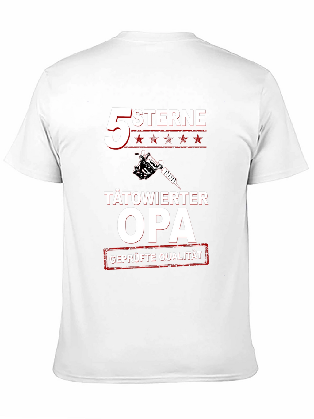 Tätowierter Opa T-Shirt - 5 Sterne Grandpa