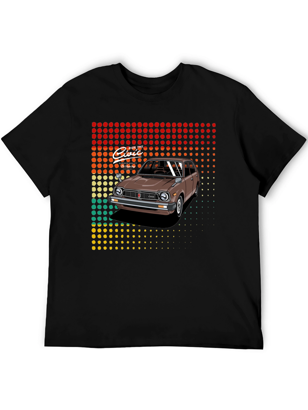 Retro Ride Civic T-Shirt