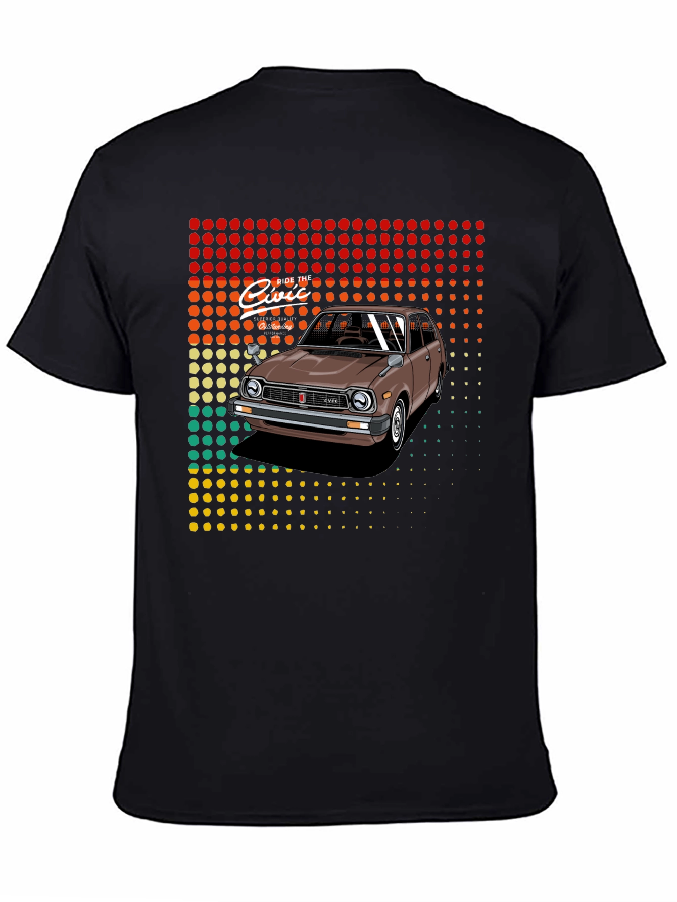Retro Ride Civic T-Shirt
