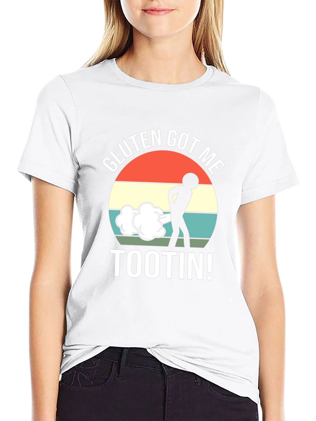 Gluten Got Me Tootin Graphic T-Shirt