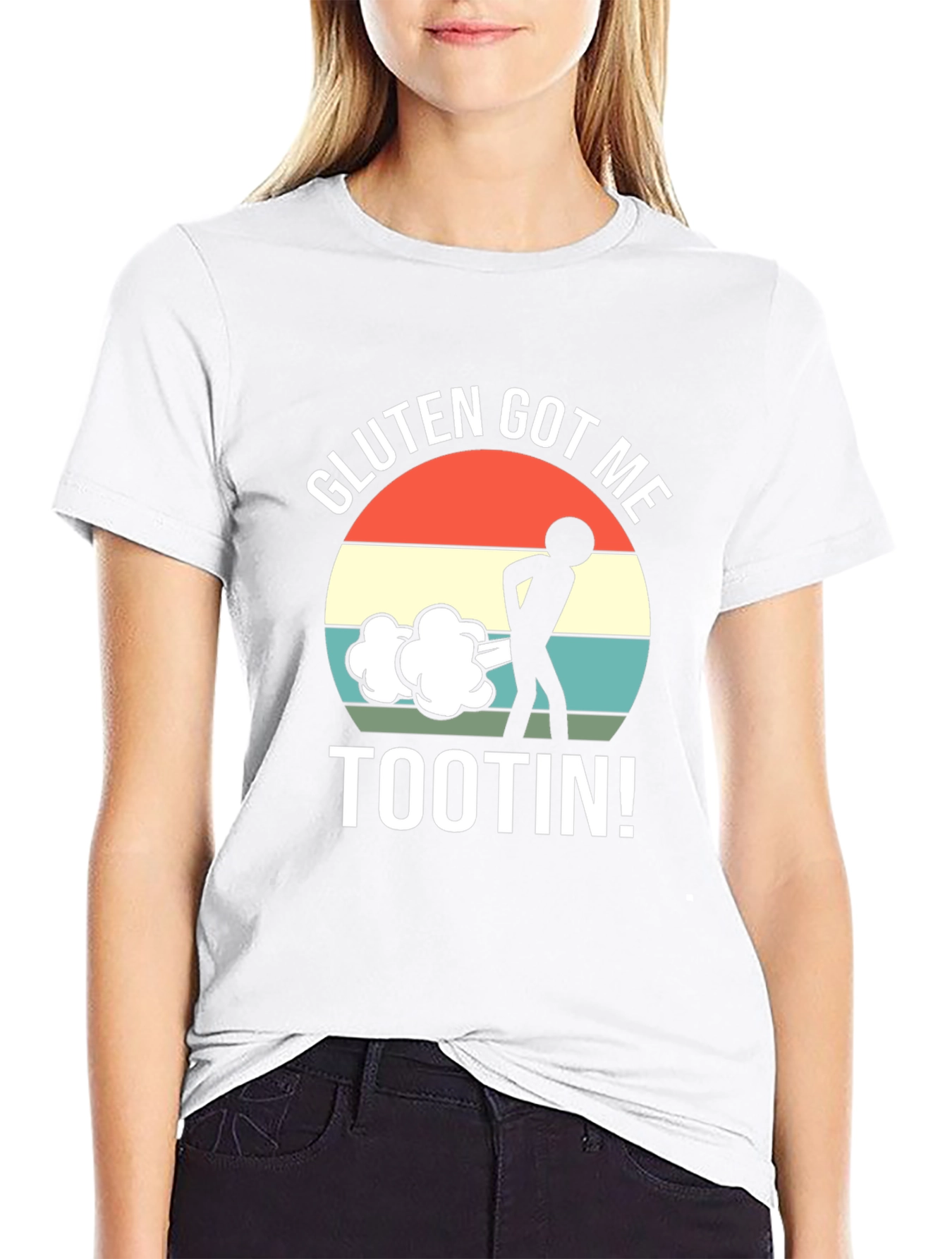 Gluten Got Me Tootin Graphic T-Shirt