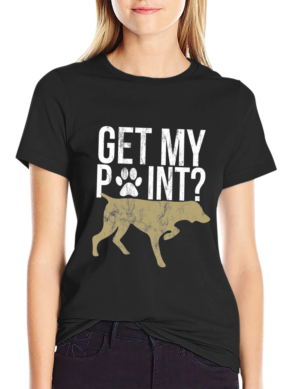 Get My Point? Dog Graphic T-Shirt