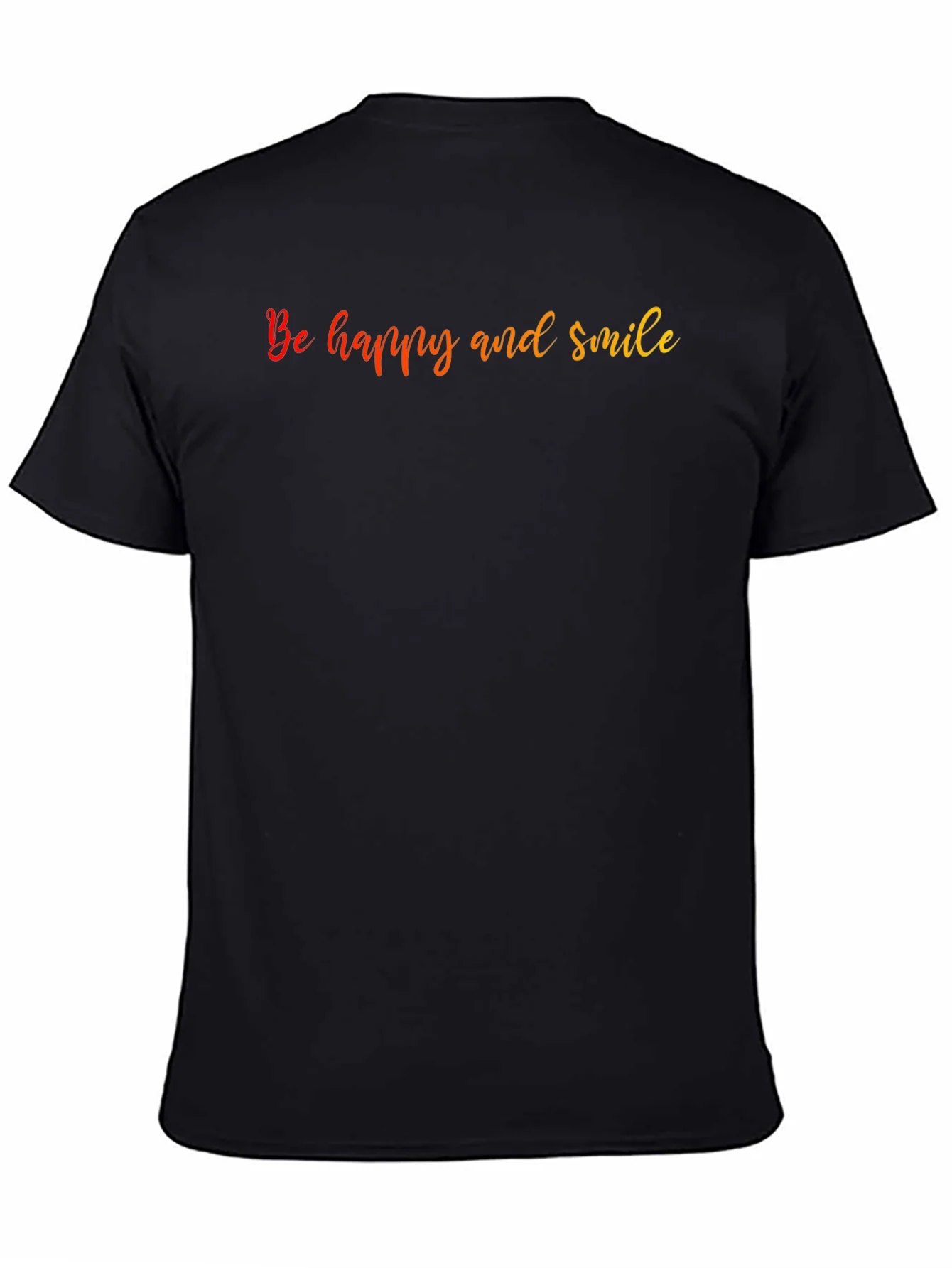 Be Happy and Smile Graphic T-Shirt