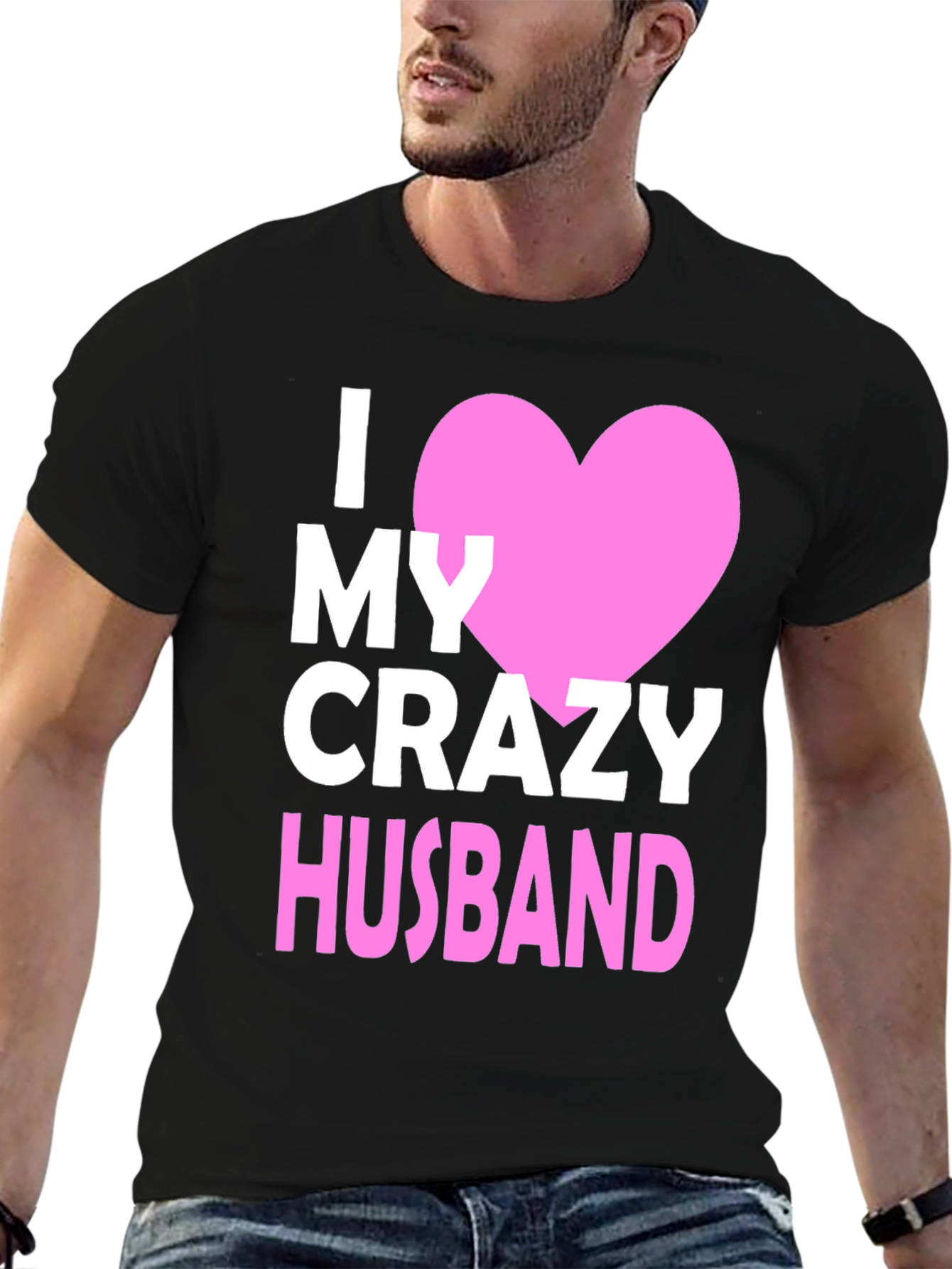 I Heart My Crazy Husband T-Shirt