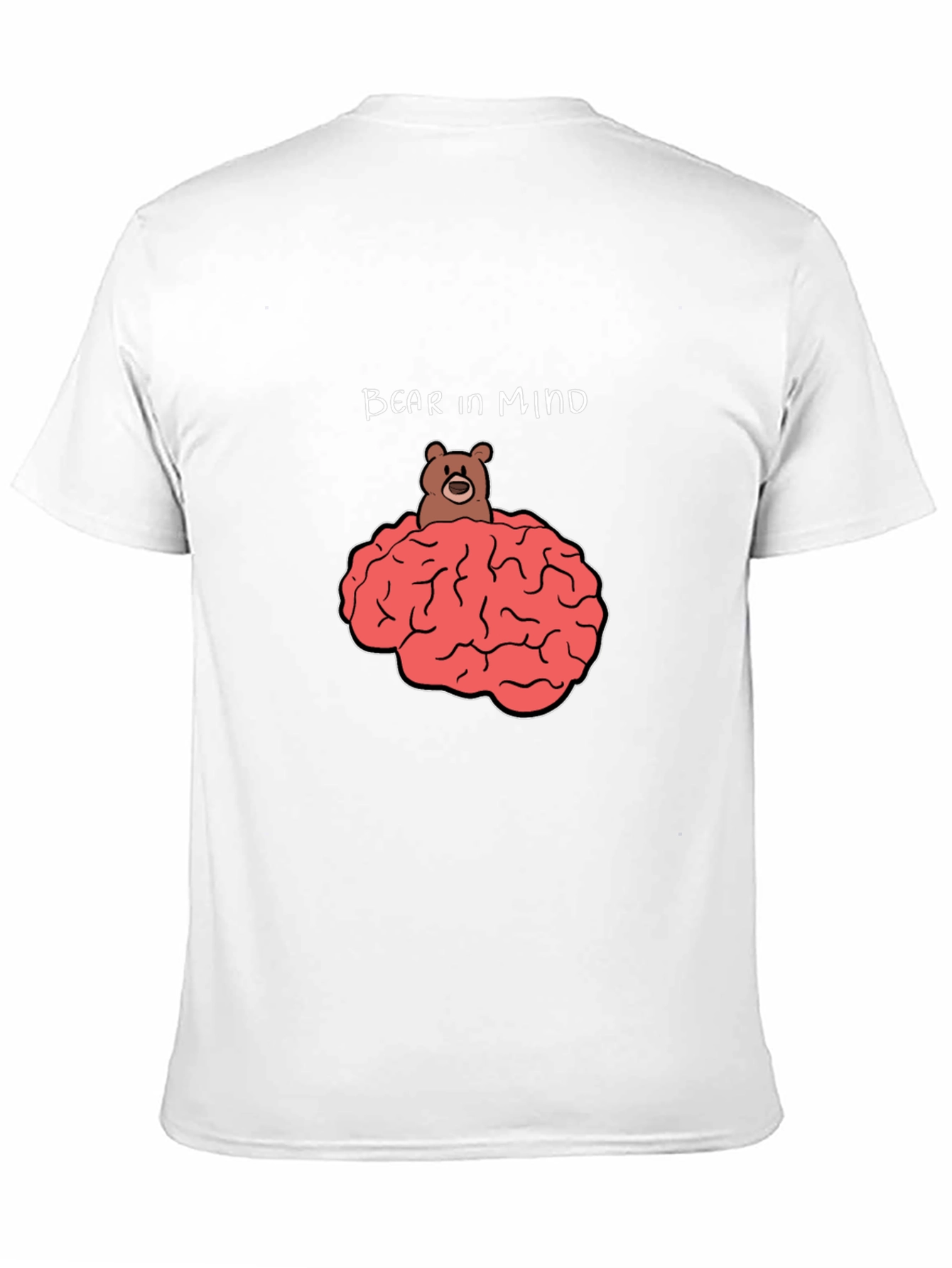 Bear In Mind Graphic T-Shirt - Black Cotton Tee