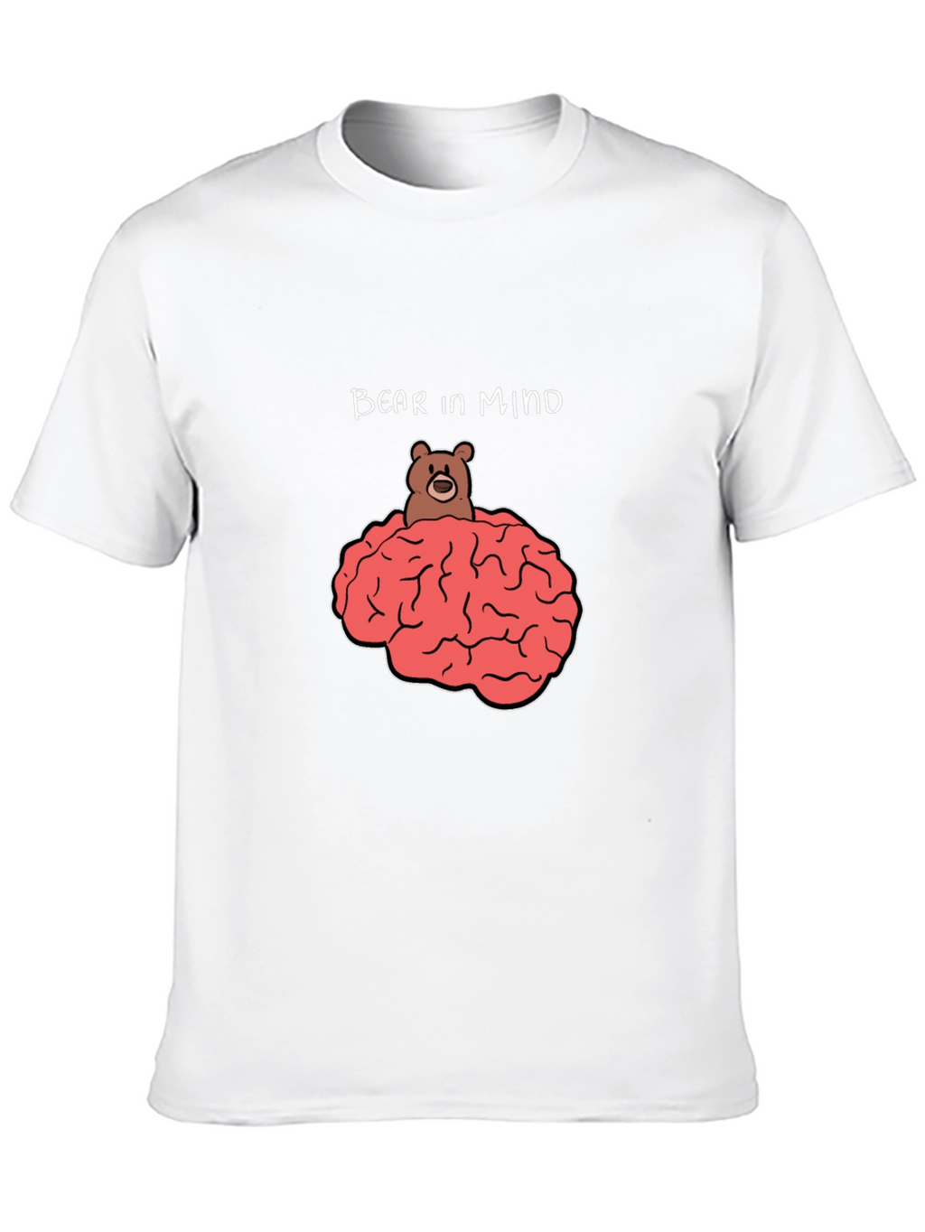Bear In Mind Graphic T-Shirt - Black Cotton Tee
