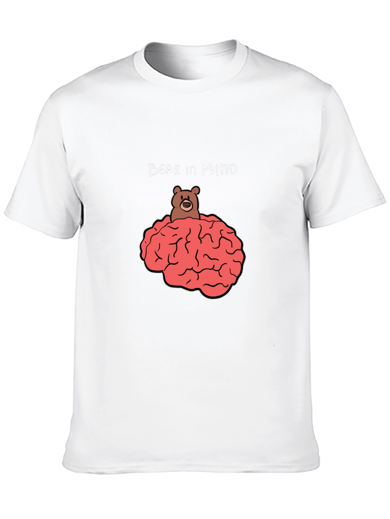 Bear In Mind Graphic T-Shirt - Black Cotton Tee