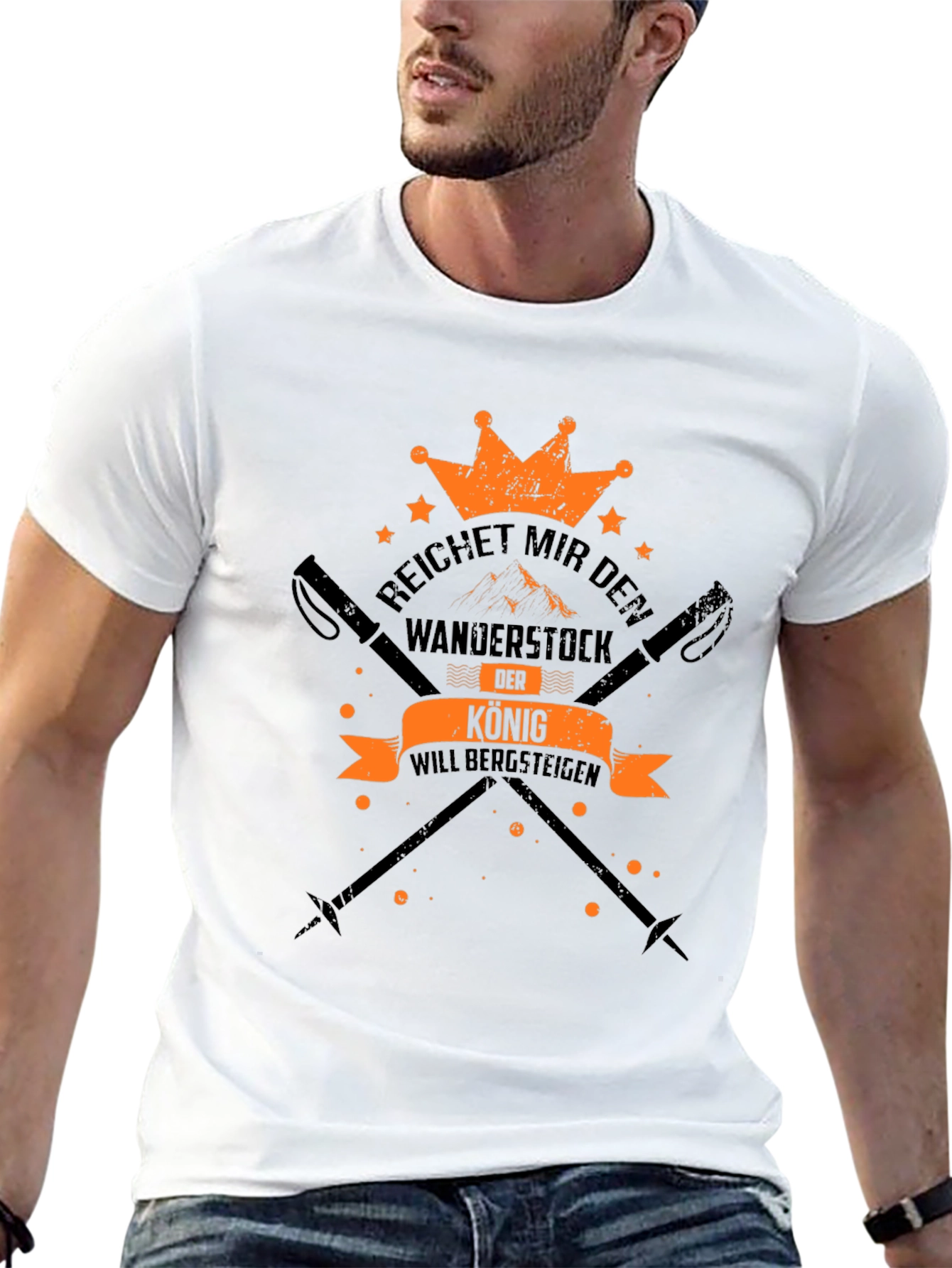 Hiking King T-Shirt - Reach for the Summit!