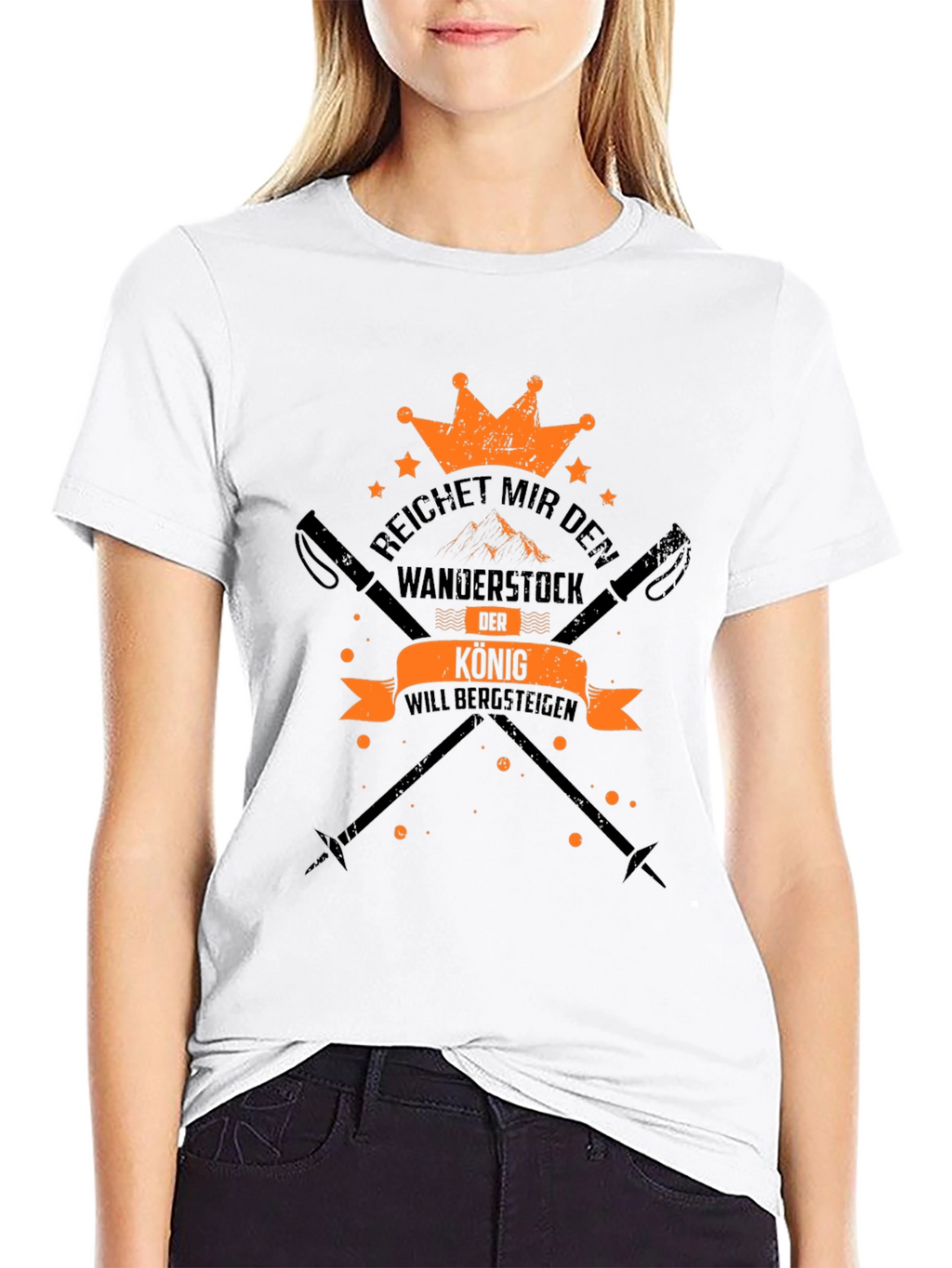 Hiking King T-Shirt - Reach for the Summit!
