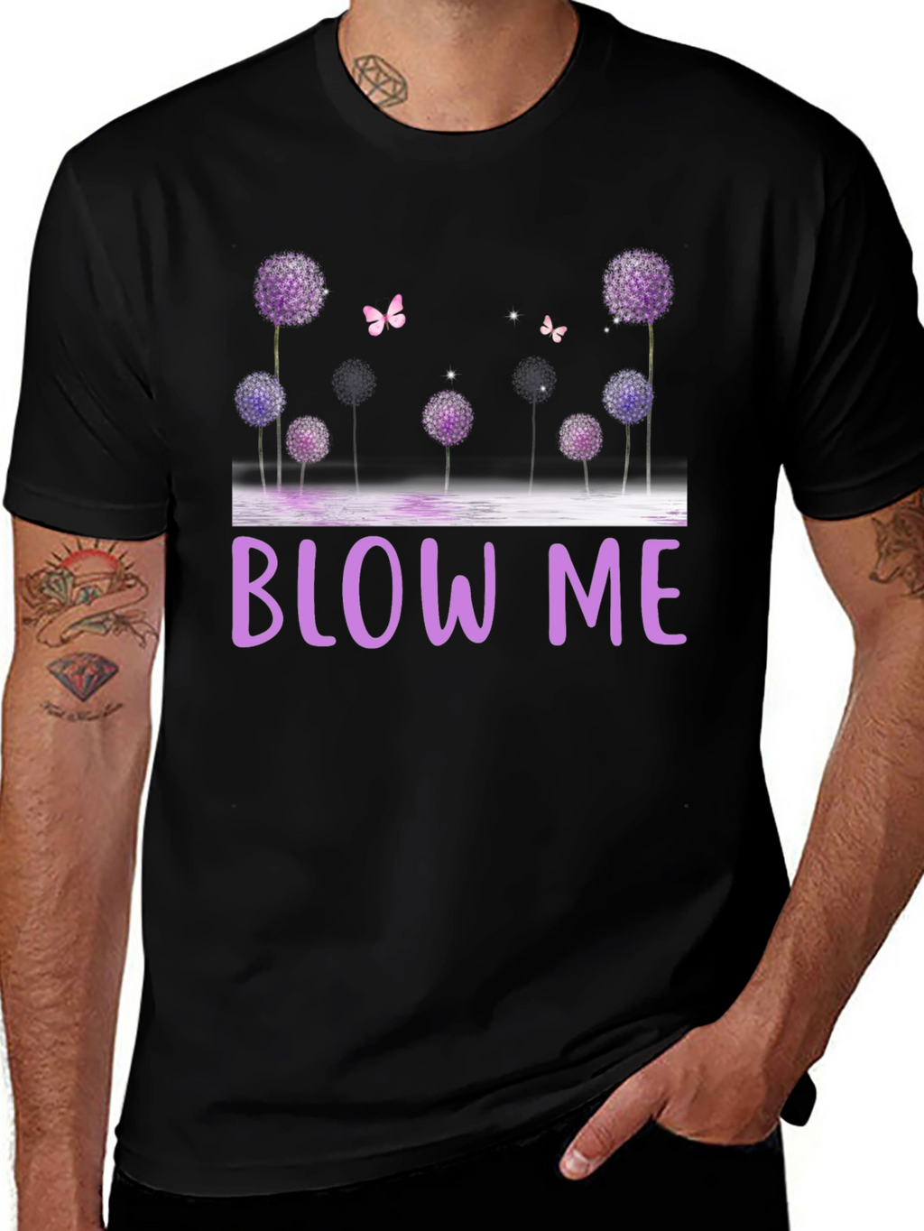 Floral Blow Me T-Shirt