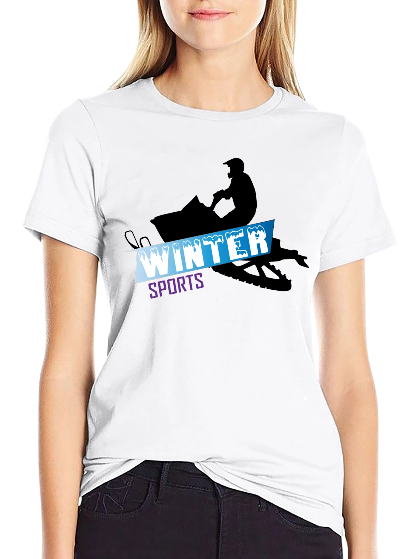 Winter Sports Graphic T-Shirt
