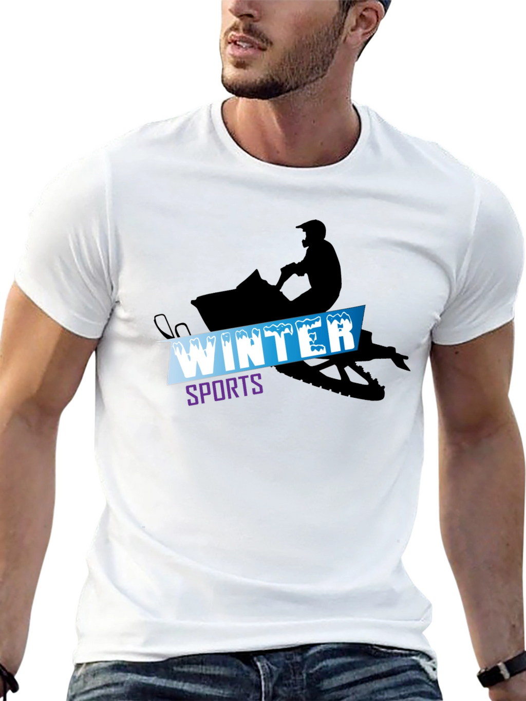 Winter Sports Graphic T-Shirt