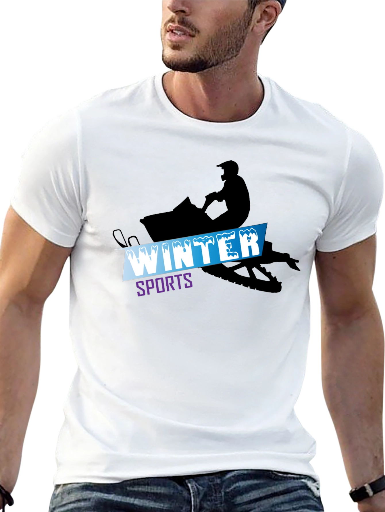 Winter Sports Graphic T-Shirt