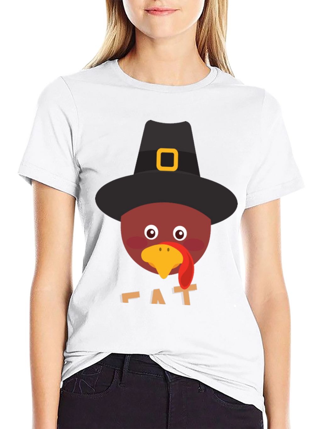 Thanksgiving Turkey Pilgrim Hat T-Shirt