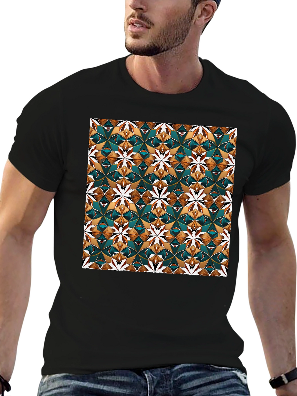 Geometric Pattern T-Shirt