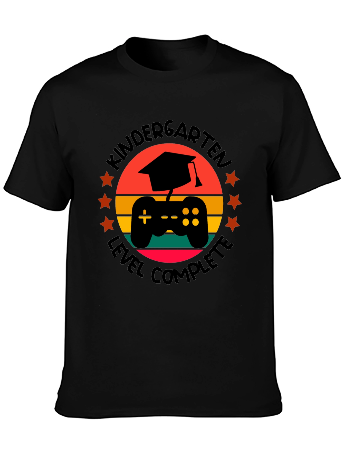 Kindergarten Level Complete Gaming Graduation T-Shirt