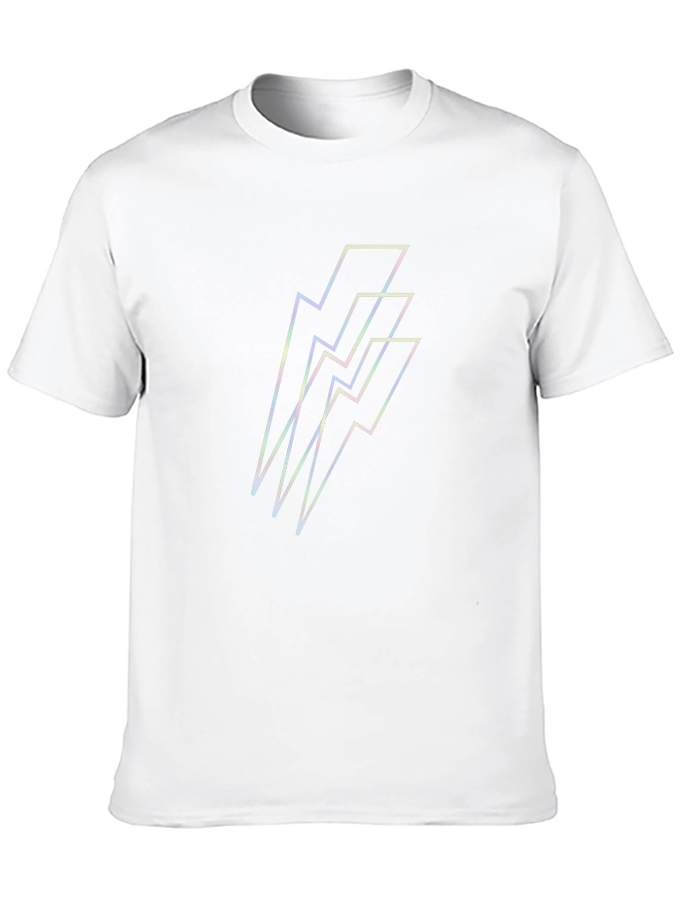 Lightning Bolt Graphic Black T-Shirt