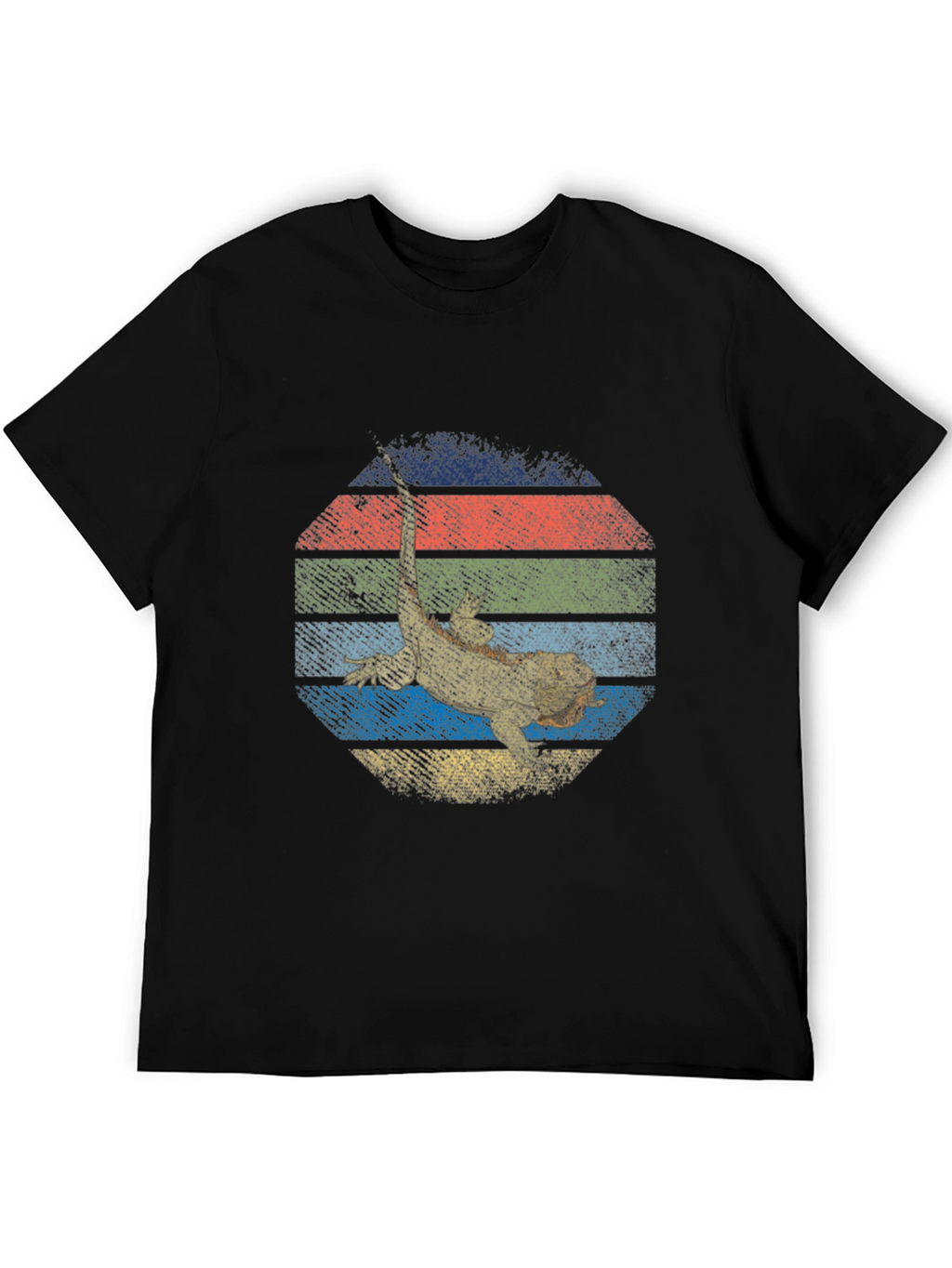 Bearded Dragon Retro T-Shirt