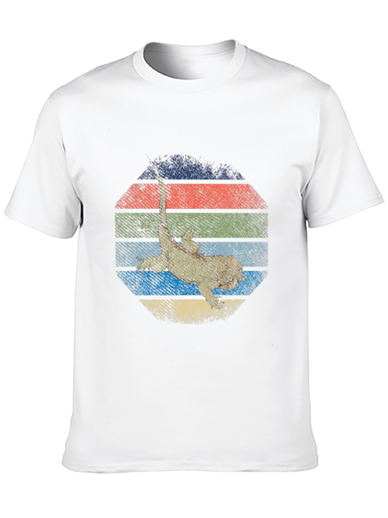 Bearded Dragon Retro T-Shirt