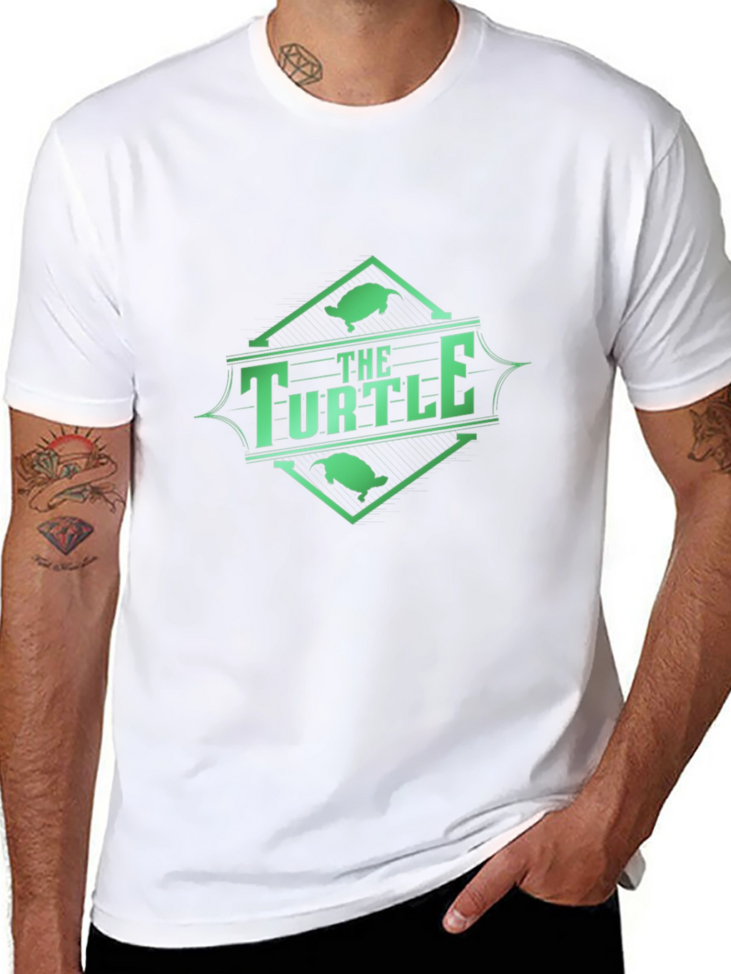 The Turtle Graphic Black T-Shirt