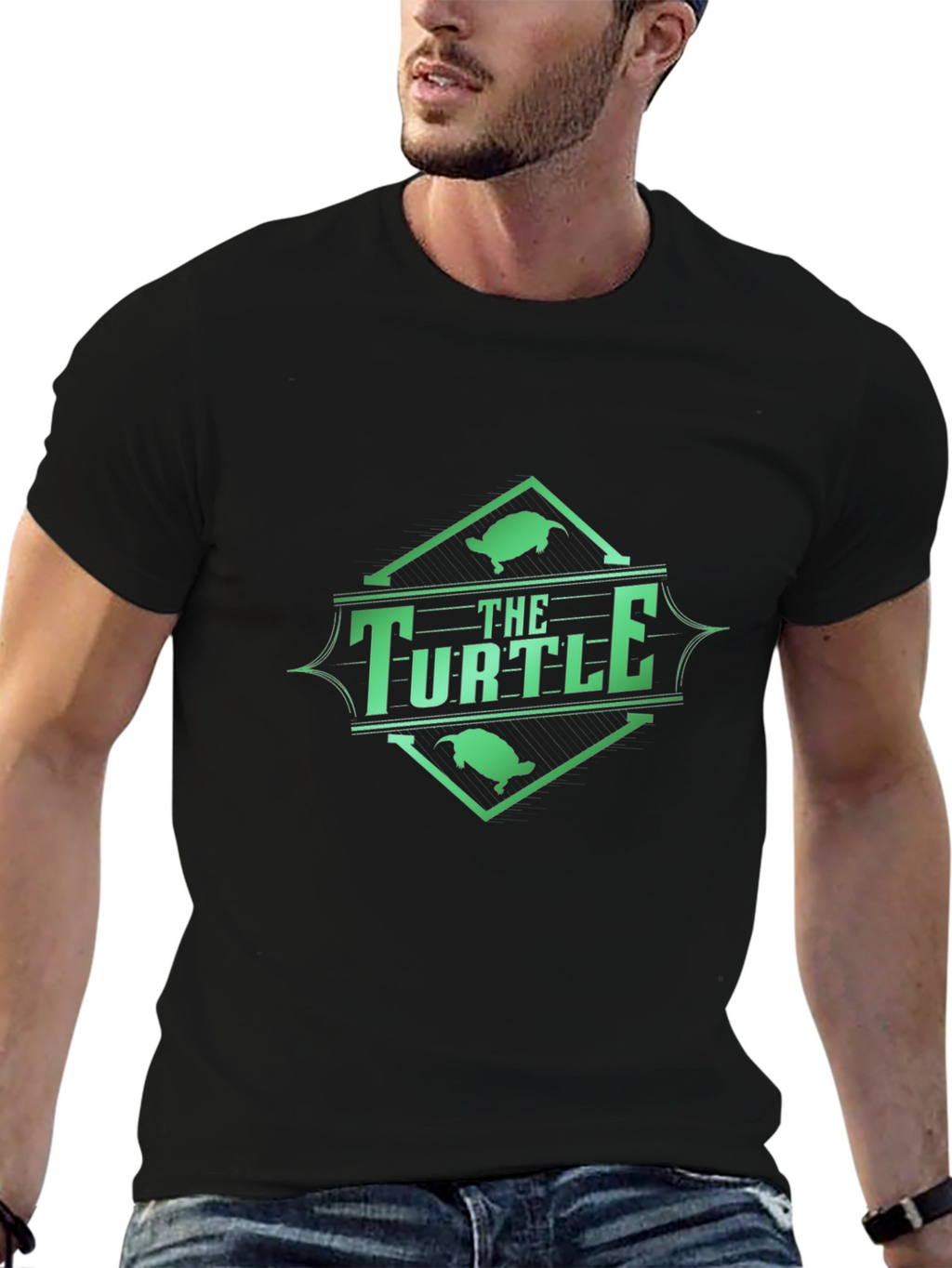 The Turtle Graphic Black T-Shirt