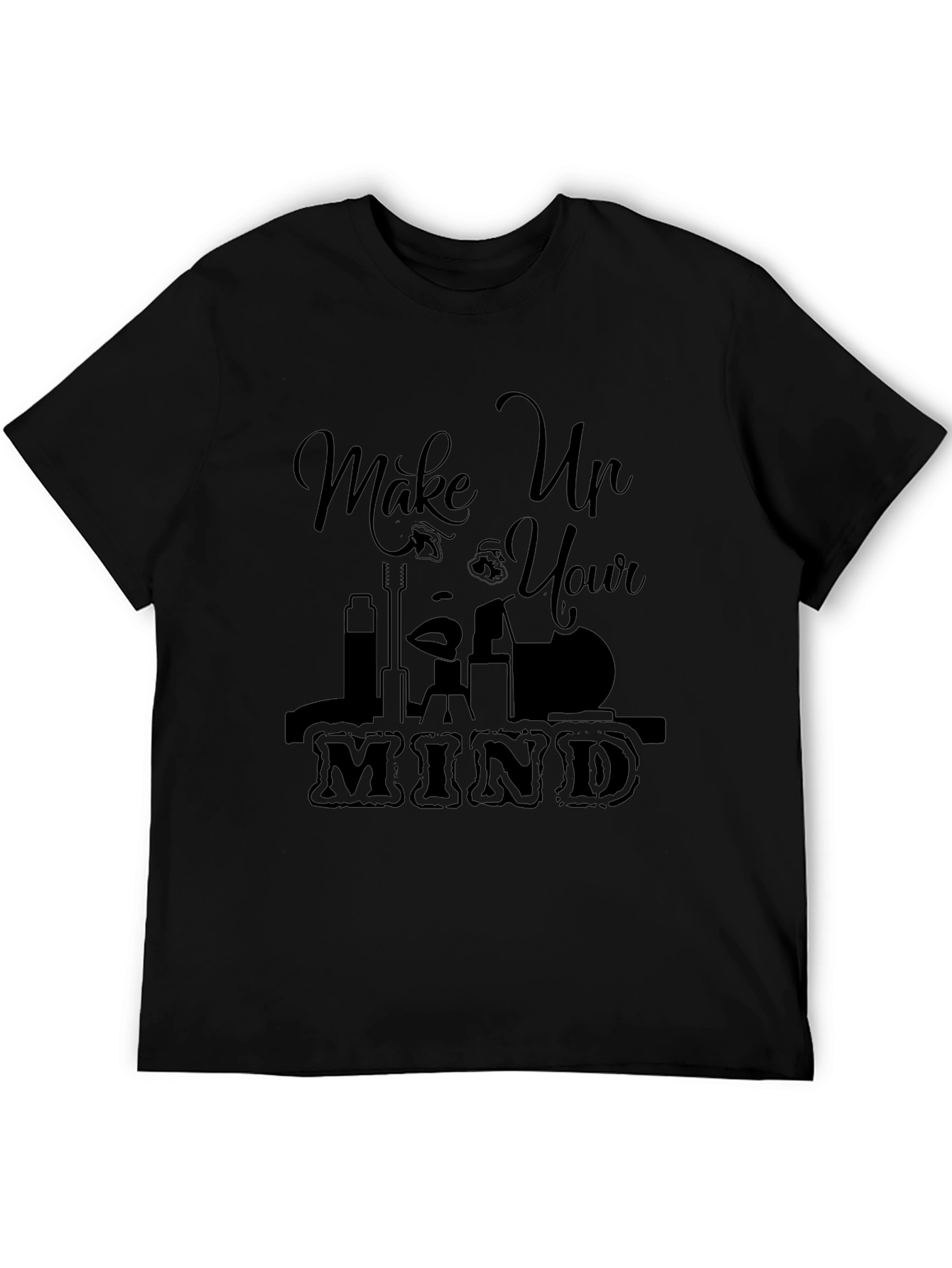 Make Up Your Mind Graphic Tee - Stylish & Trendy