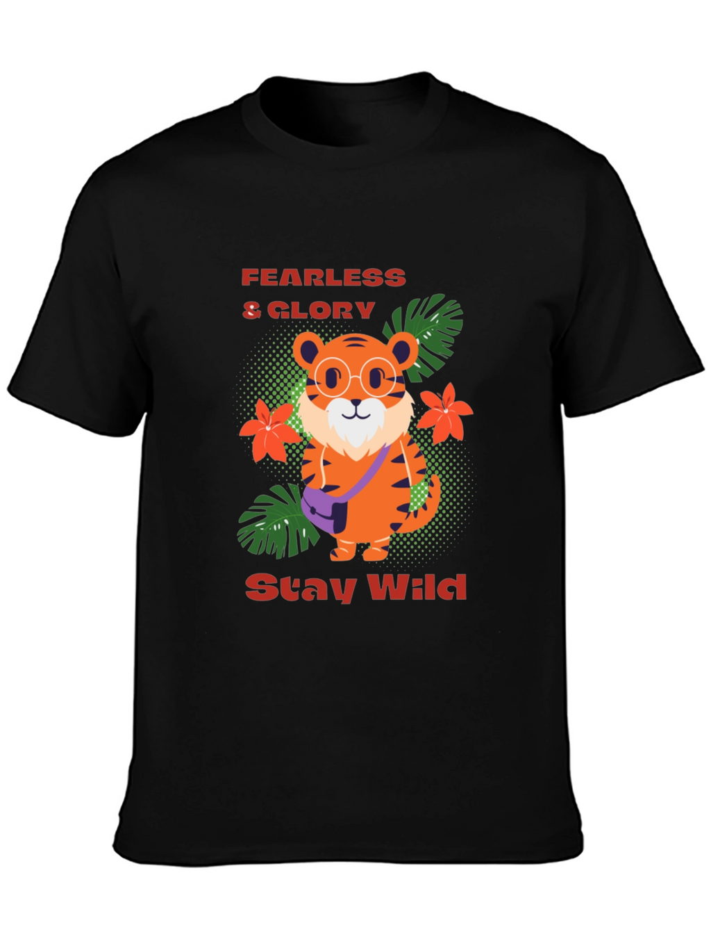 Funky Tiger T-Shirt - Fearless & Wild Design