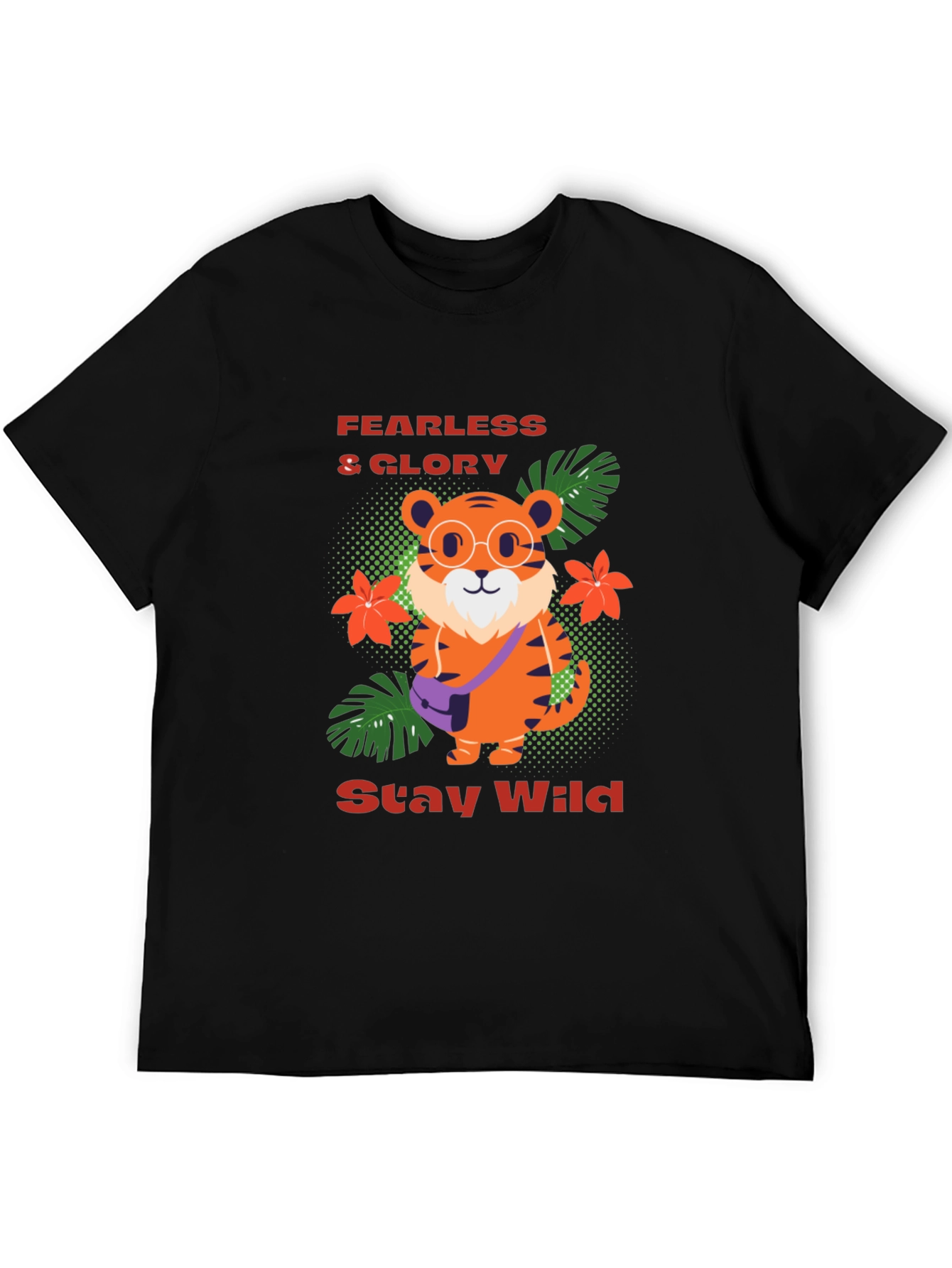 Funky Tiger T-Shirt - Fearless & Wild Design
