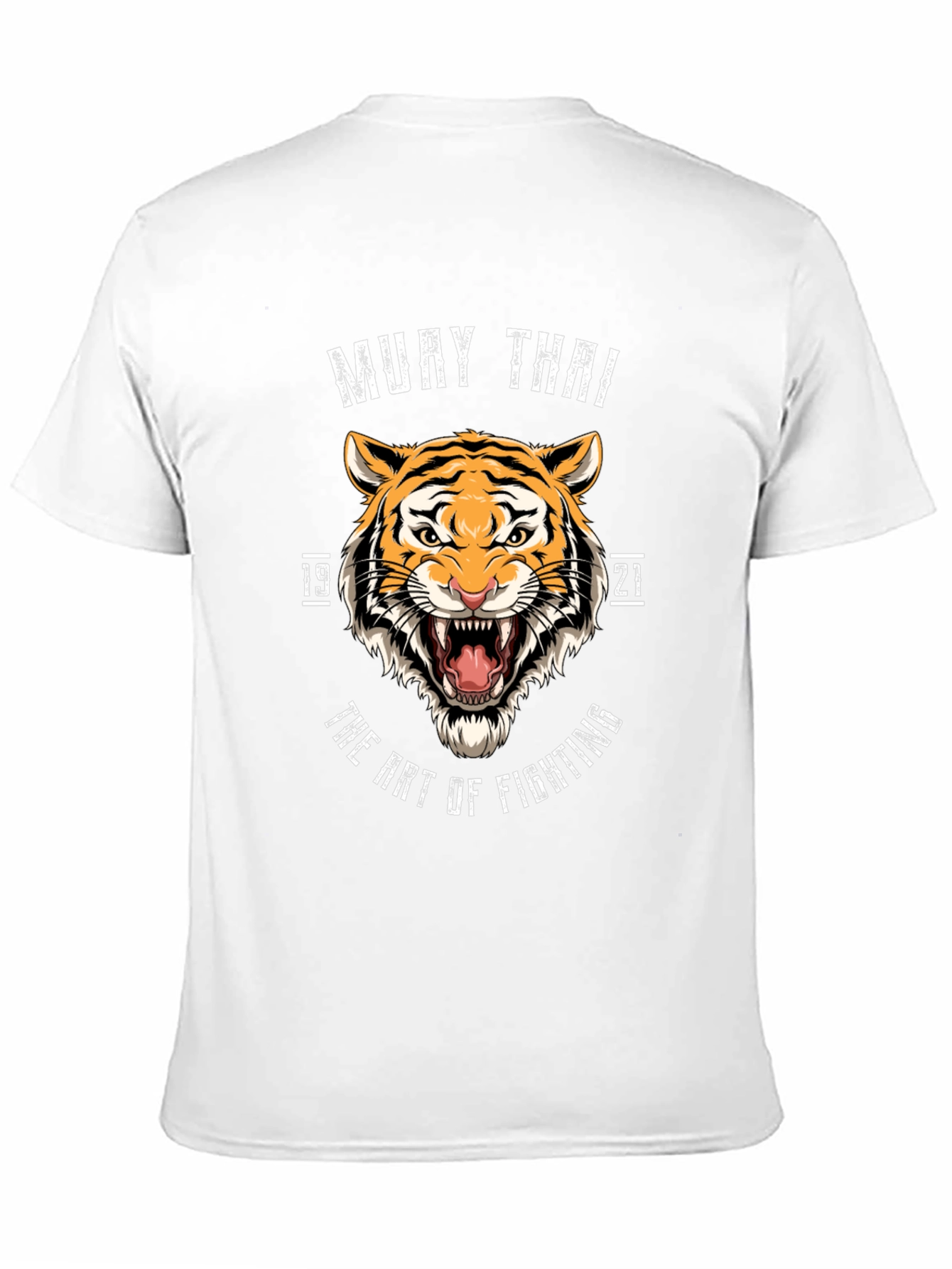 Muay Thai Tiger Black T-Shirt
