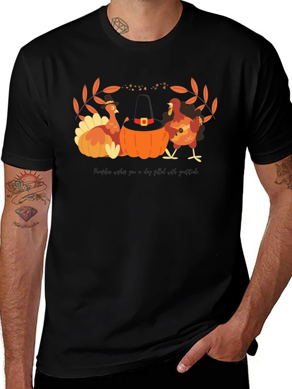 Thanksgiving Turkey Graphic Tee