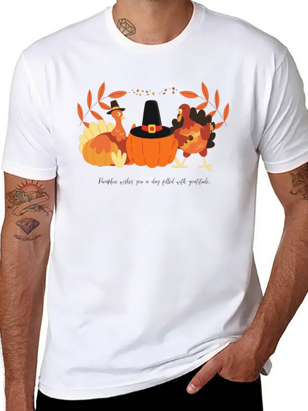 Thanksgiving Turkey Graphic Tee