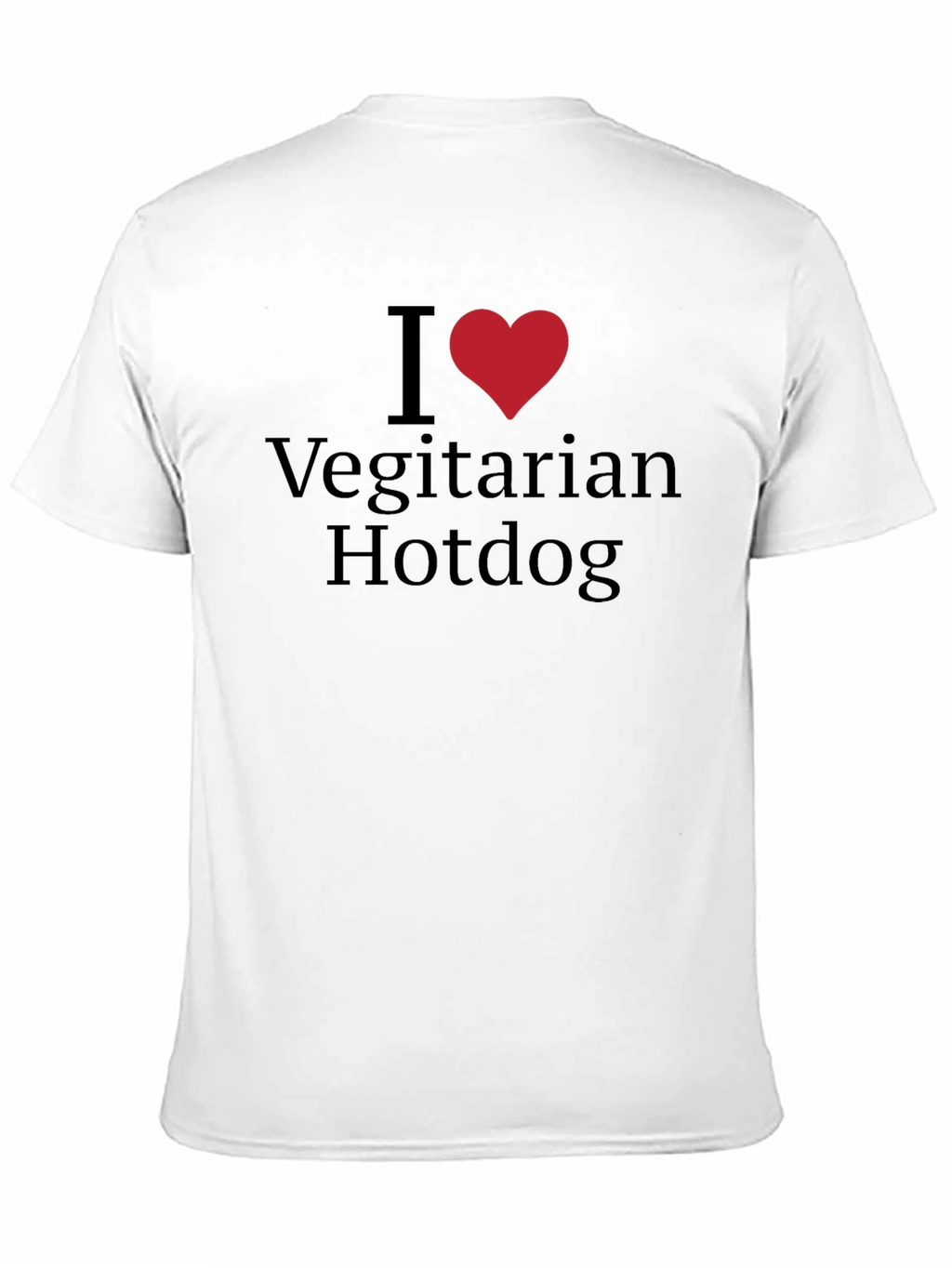 I Love Vegetarian Hotdogs T-Shirt - Classic Tee