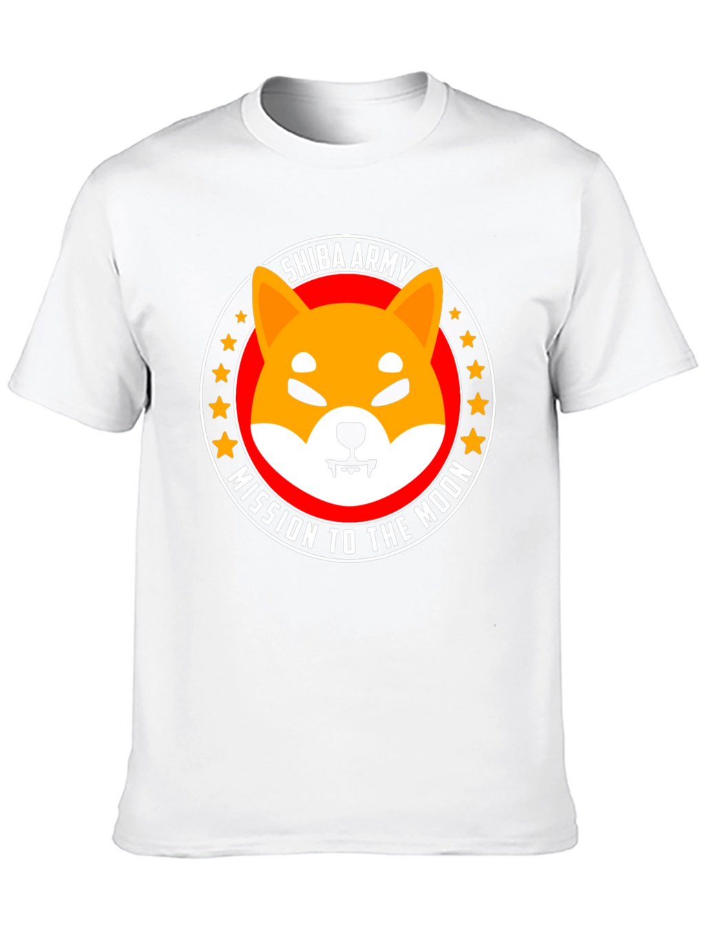 Shiba Army Mission to the Moon Graphic T-Shirt