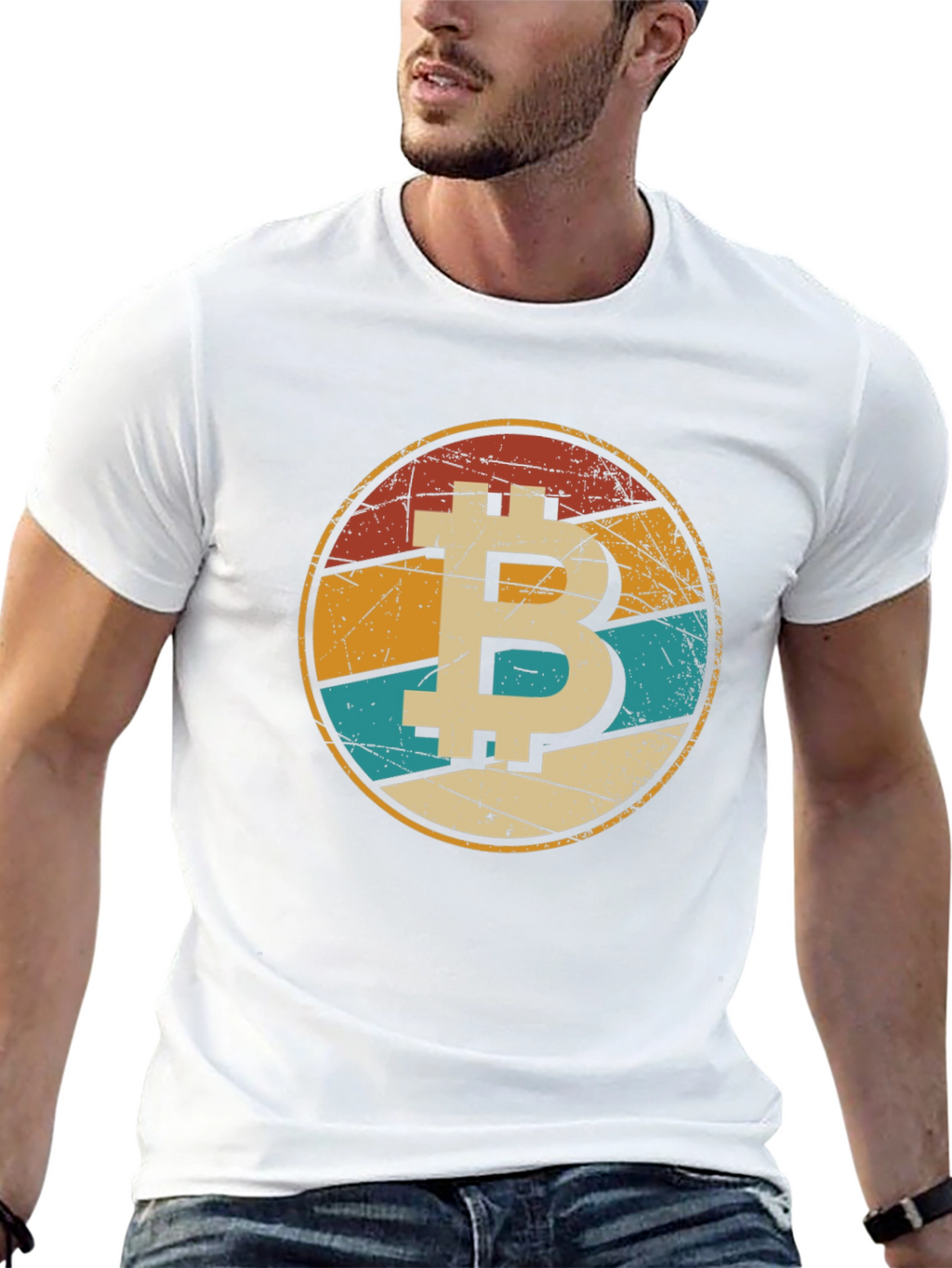 Retro Bitcoin Graphic Tee - Crypto Fan T-Shirt
