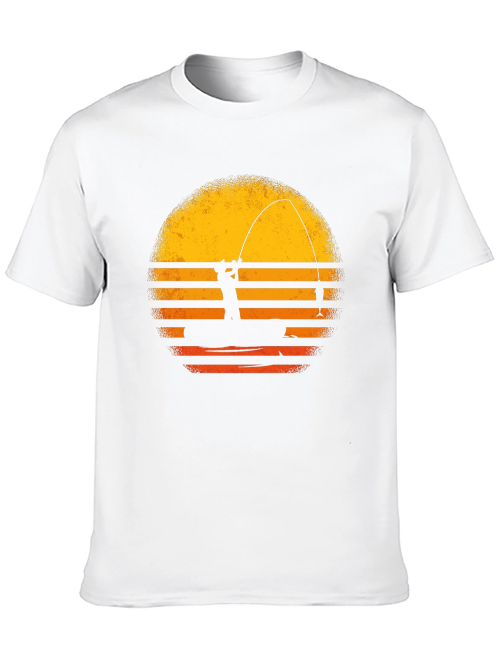 Fishing Sunset Graphic T-Shirt - Angler Tee