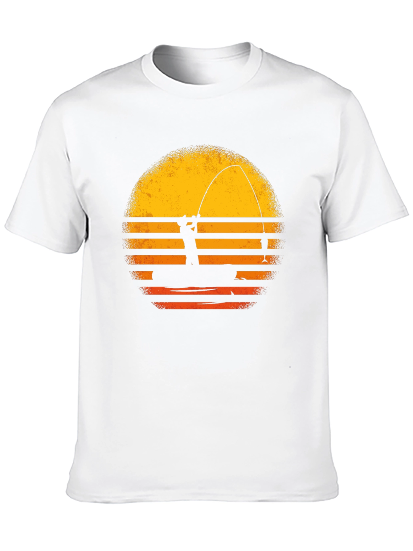 Fishing Sunset Graphic T-Shirt - Angler Tee