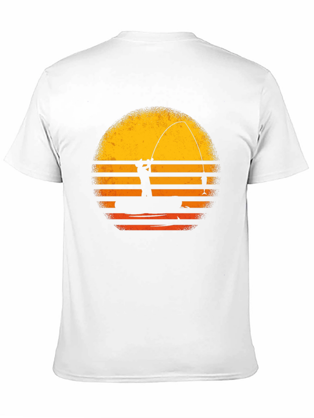 Fishing Sunset Graphic T-Shirt - Angler Tee