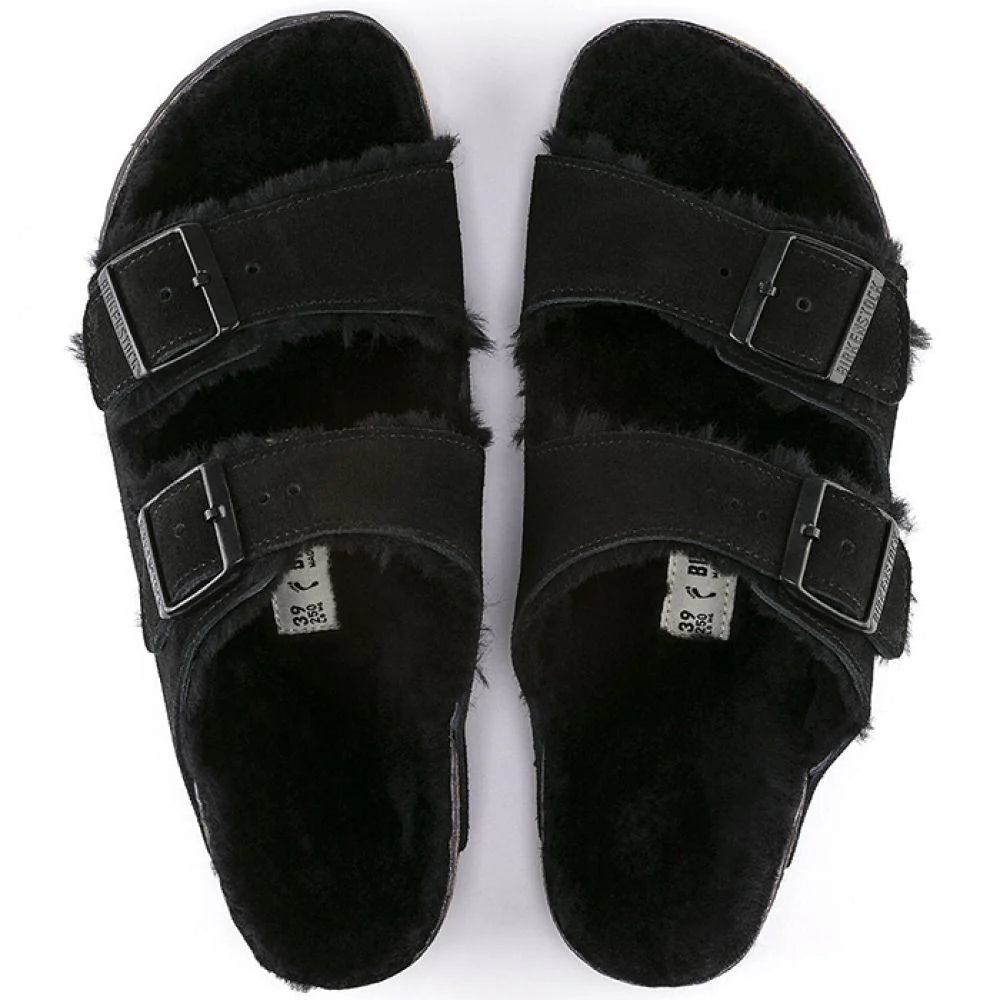 Birkenstock Women's Arizona Shearling in Black