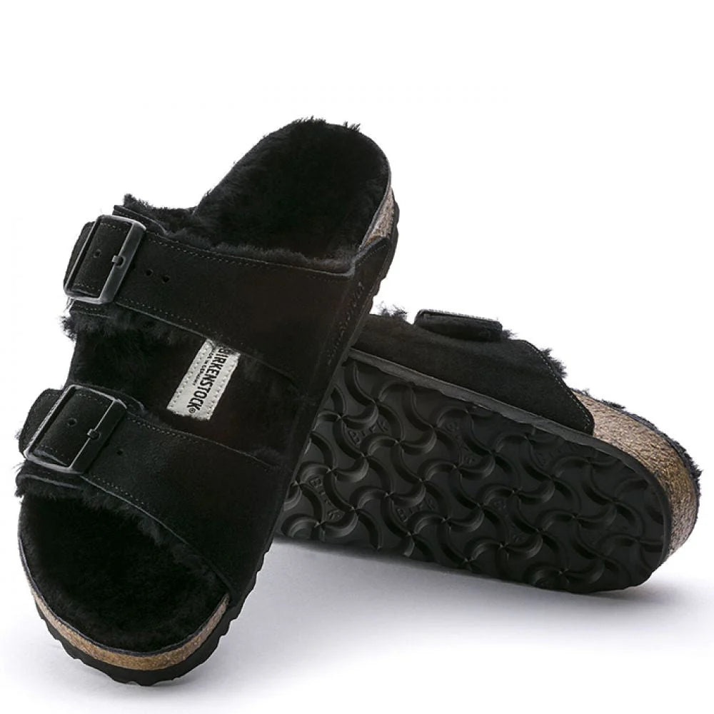 Birkenstock Women's Arizona Shearling in Black