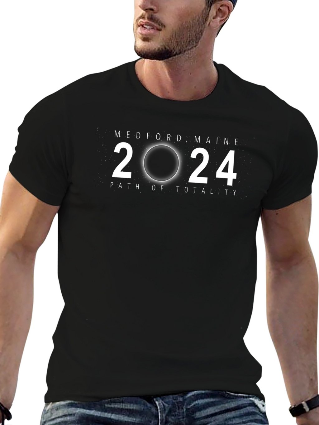 Medford Maine 2024 Total Solar Eclipse T-Shirt