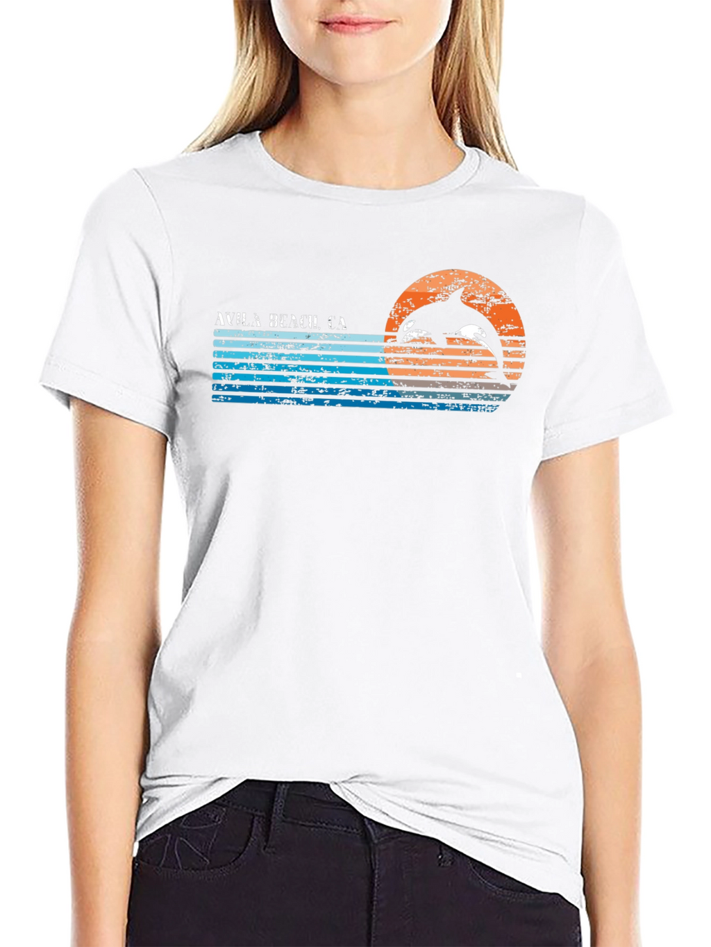 Waiā Beach CA Orca Sunset Tee