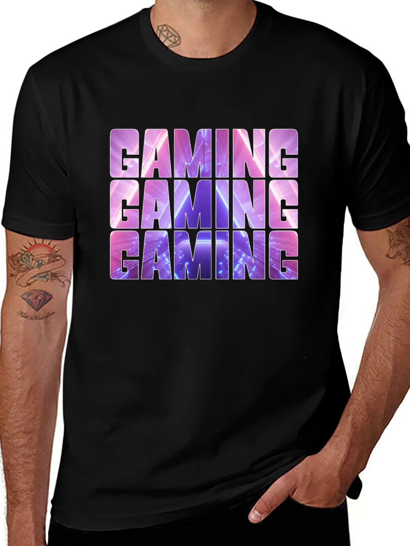Gaming T-Shirt - Neon Design