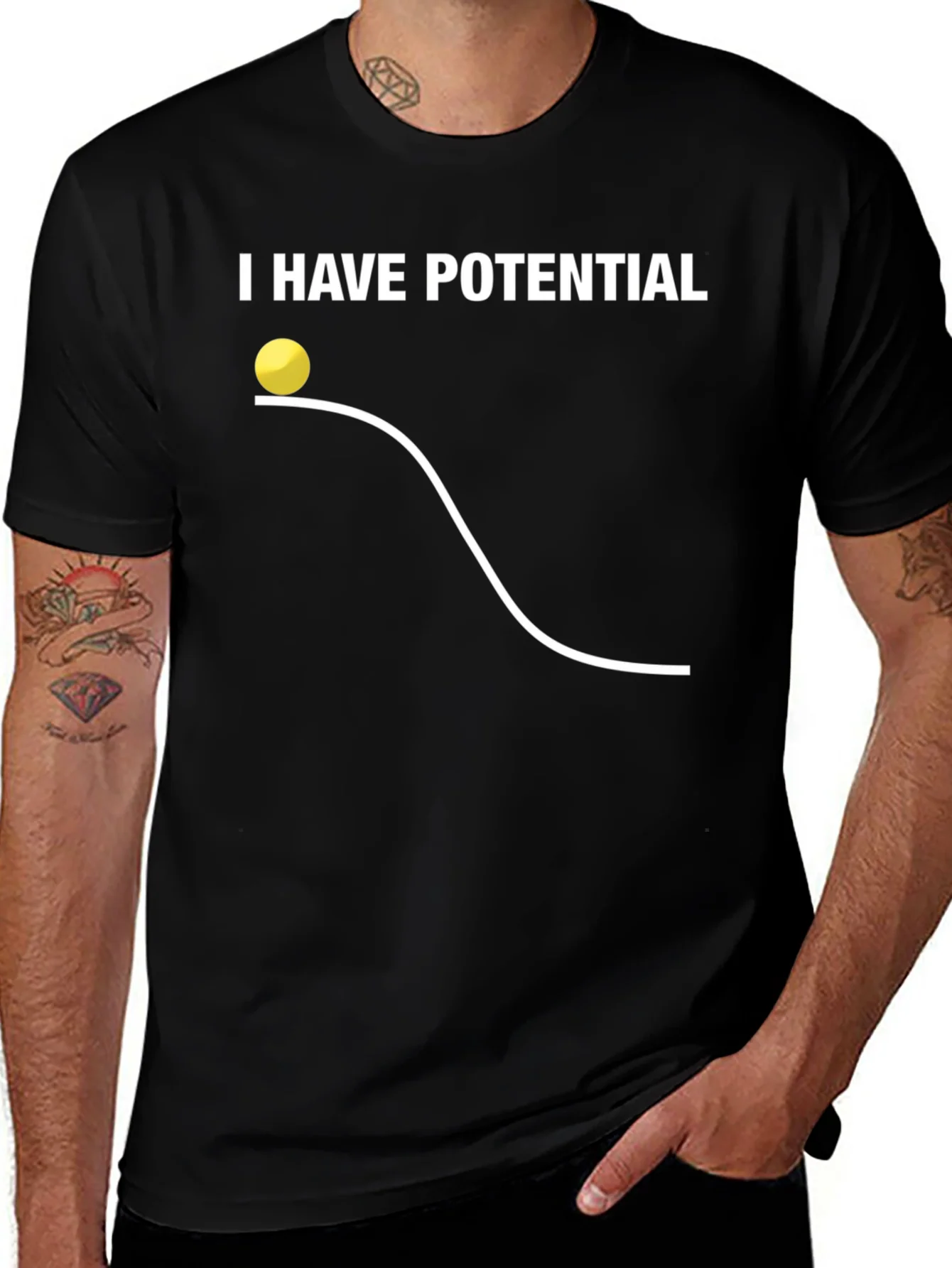 I Have Potential Physics Pun T-Shirt